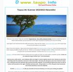 Taupo.info Summer 2022/2023 Newsletter