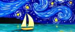 Paint and Wine Night in Taupō - Sail a Starry Night
