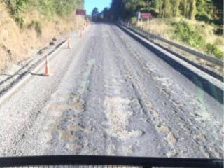 Stretch of Napier-Taupo Rd ripped up within days of repair 