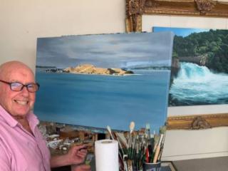 Taupō artist Graham Moeller is supporting Gumboot Friday