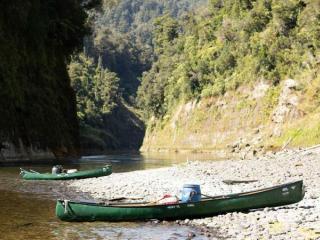 Canoeing on the Whanganui River