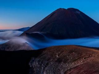 Expansive view of the Tongariro volcanic plateau