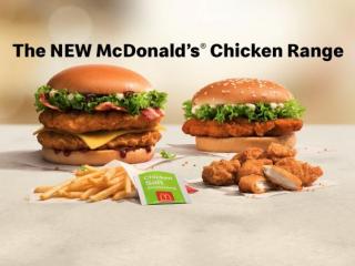 New McDonald's Chicken Range