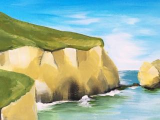 PAINT AND WINE NIGHT - Tunnel Beach PAINT AND WINE NIGHT - Tunnel Beach