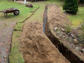 Drain-laying