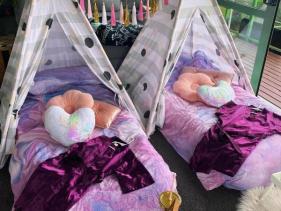 TEE PEE SLEEPOVER PARTIES